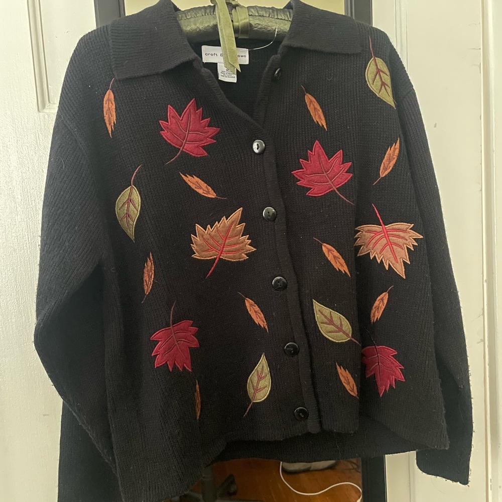 Cozy 90s Fall Button Up Cardigan Sweater